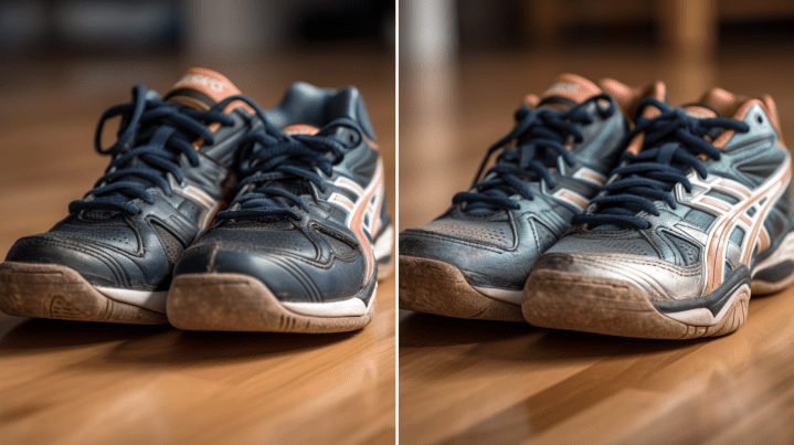 Uneven Wear and Tear volleyball shoes - 5 signs you should replace your volleyball shoes