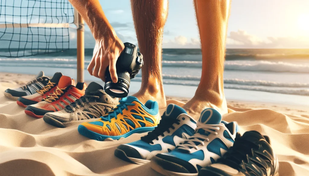 Is there a reason why some pro beach volleyball players don't wear shoes?